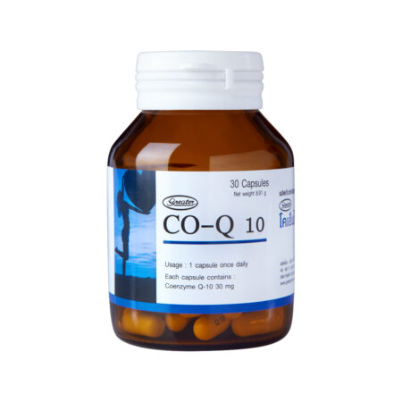 อาหารเสริม โคเอ็นไซม์ คิวเท็น Coenzyme Q-10  30mg บรรจุ 30แคปซูล