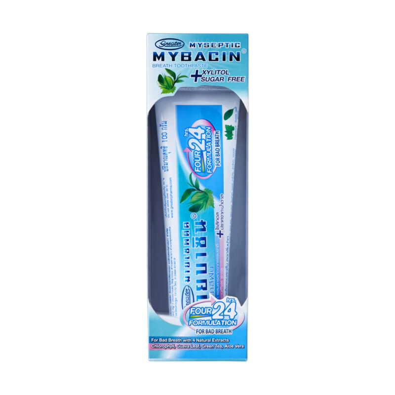 มายบาซิน ยาสีฟัน สูตรเบรท 100 กรัม MyBacin Breath Toothpaste