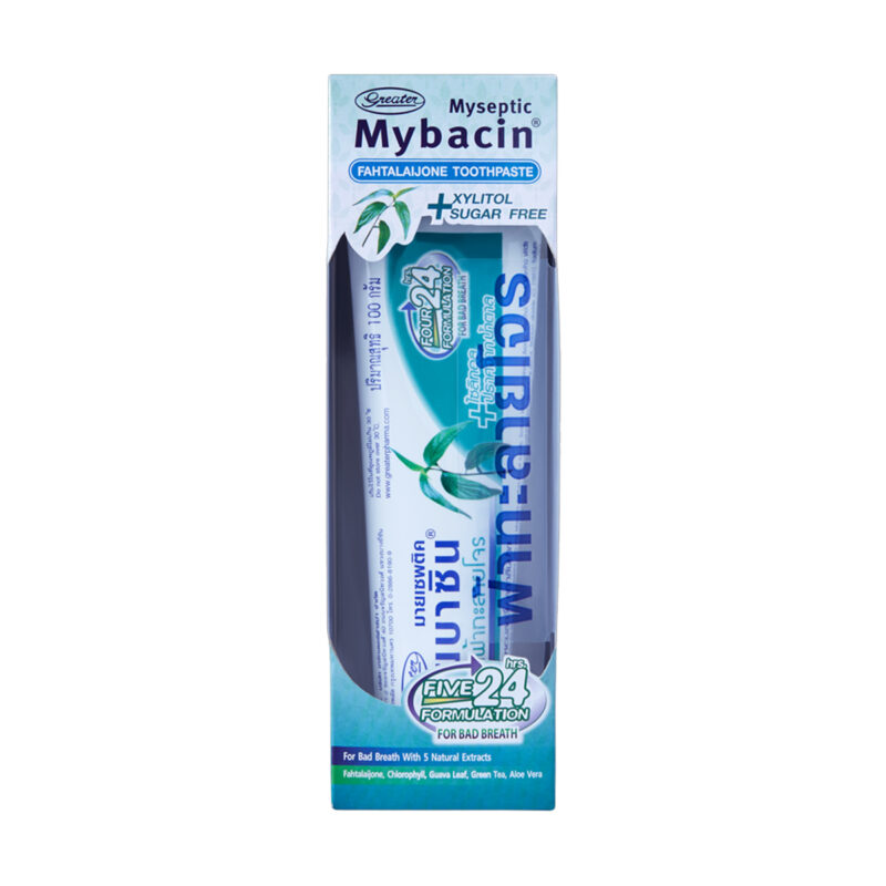 มายบาซิน ยาสีฟัน สูตรฟ้าทะลายโจร 100 กรัม MyBacin Fatalaijone Toothpaste